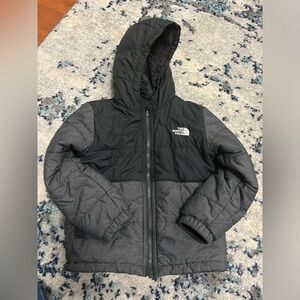 The North Face Reversible Mount Chimbo Hoodie Jacket Asphalt Grey 5T
